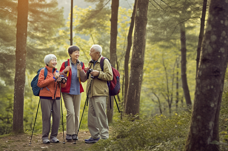 公园相约的老年人在爬山拍照高清摄影图,高清,摄影图,摄影图片,图片大全,摄影图免费下载